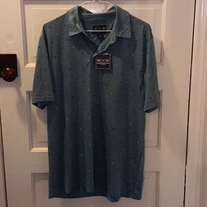 Charleston Threads large men's polo casual vaca beach cruise shirt nwt